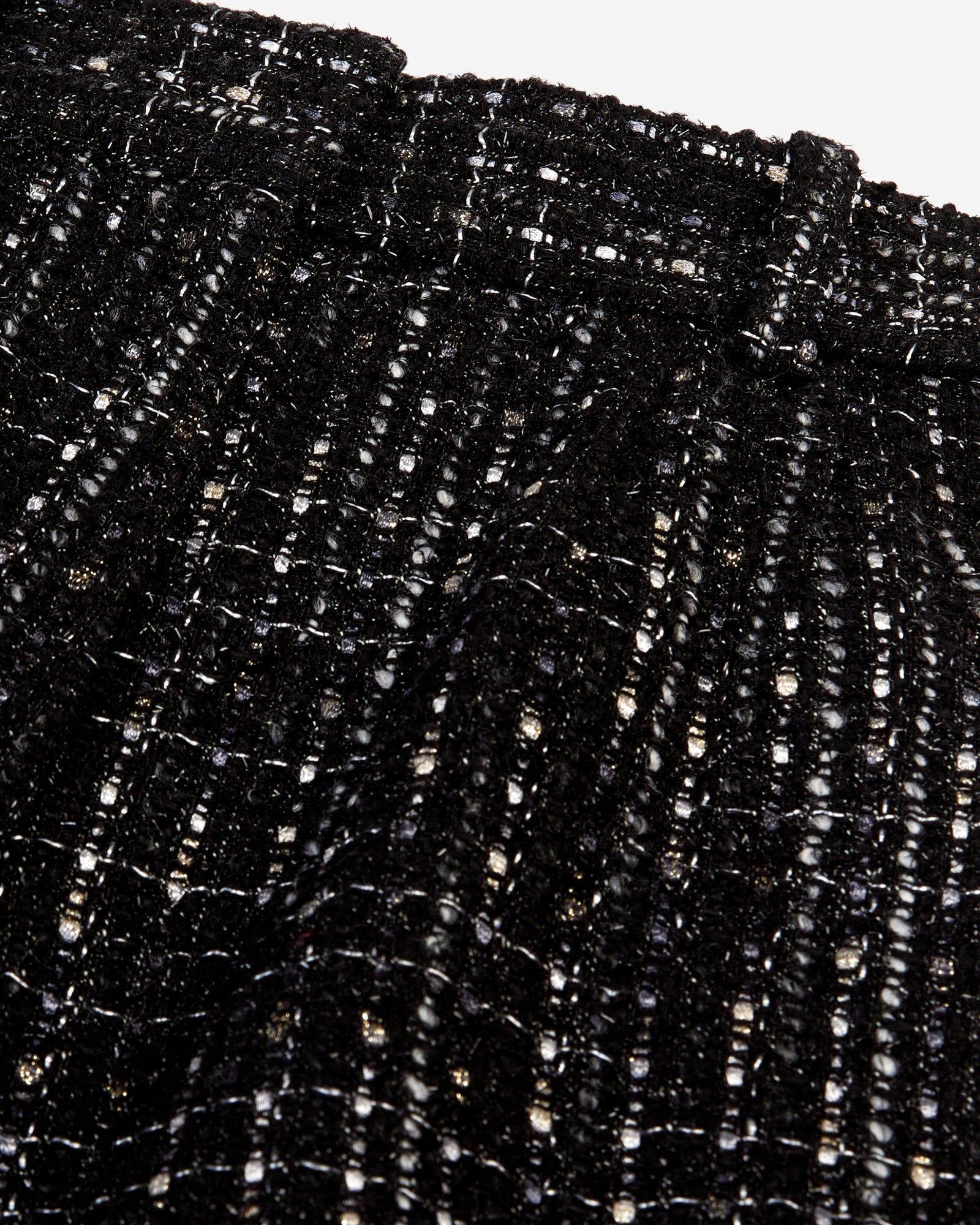 Tweed Shorts | Women | Black x White