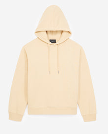 Beige Hooded Sweatshirt Tone-On-Tone Logo | Women | Light Brown