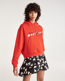 Sweatshirt With Screen Print What Is | Women | Red