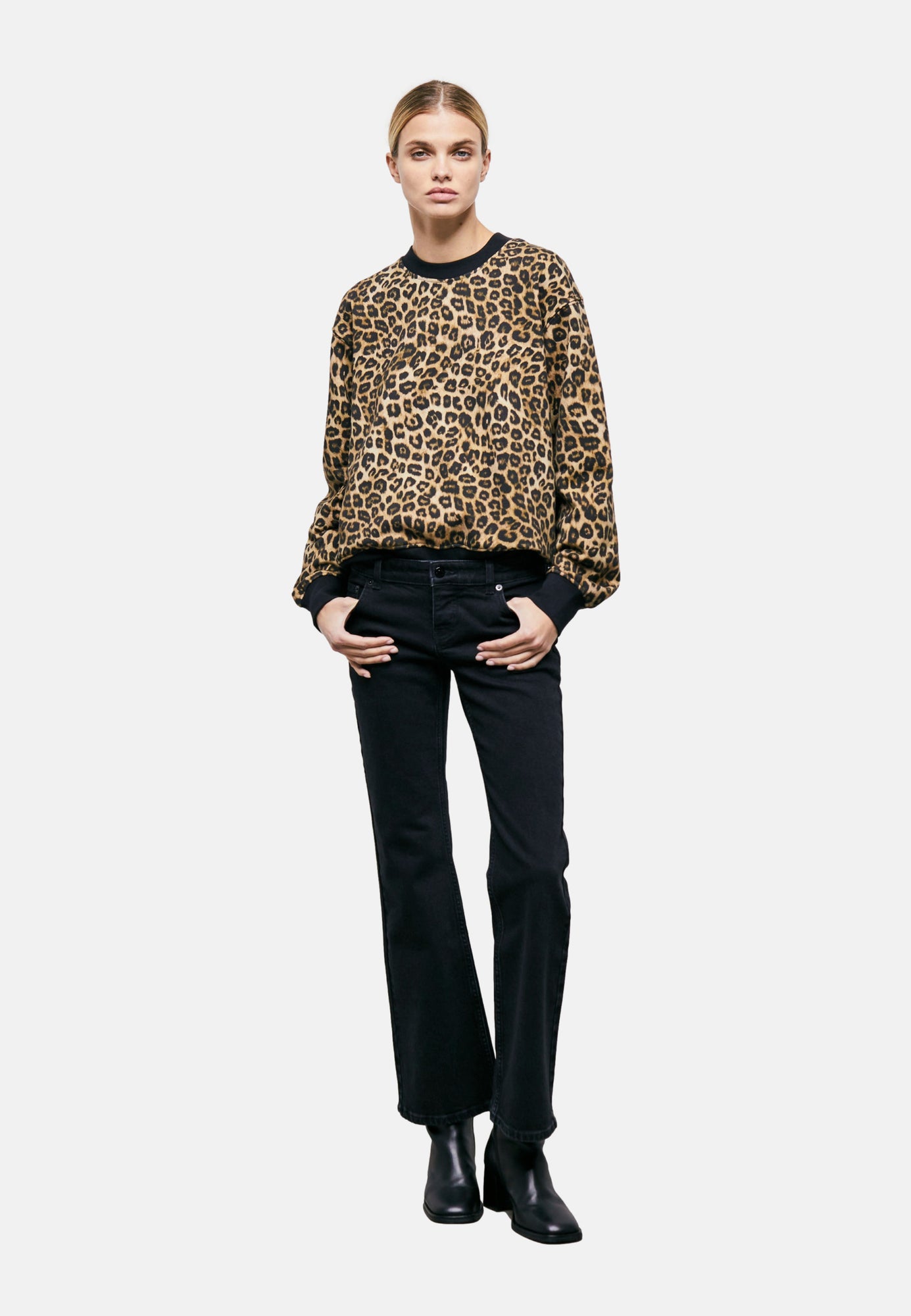 Print Sweatshirt | Women | Leopard