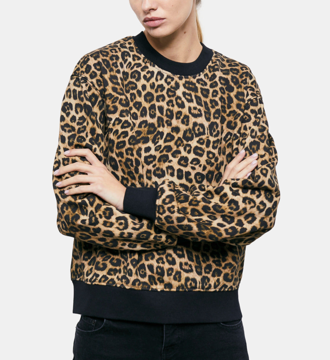 Print Sweatshirt | Women | Leopard