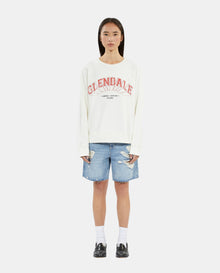 Sweatshirt With Glendale Serigraphy | Women | Ecru