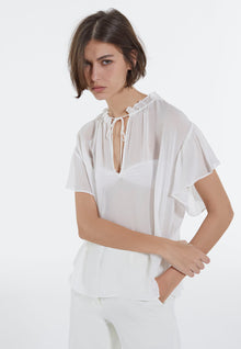 Frilly Blouse | Women | Off White