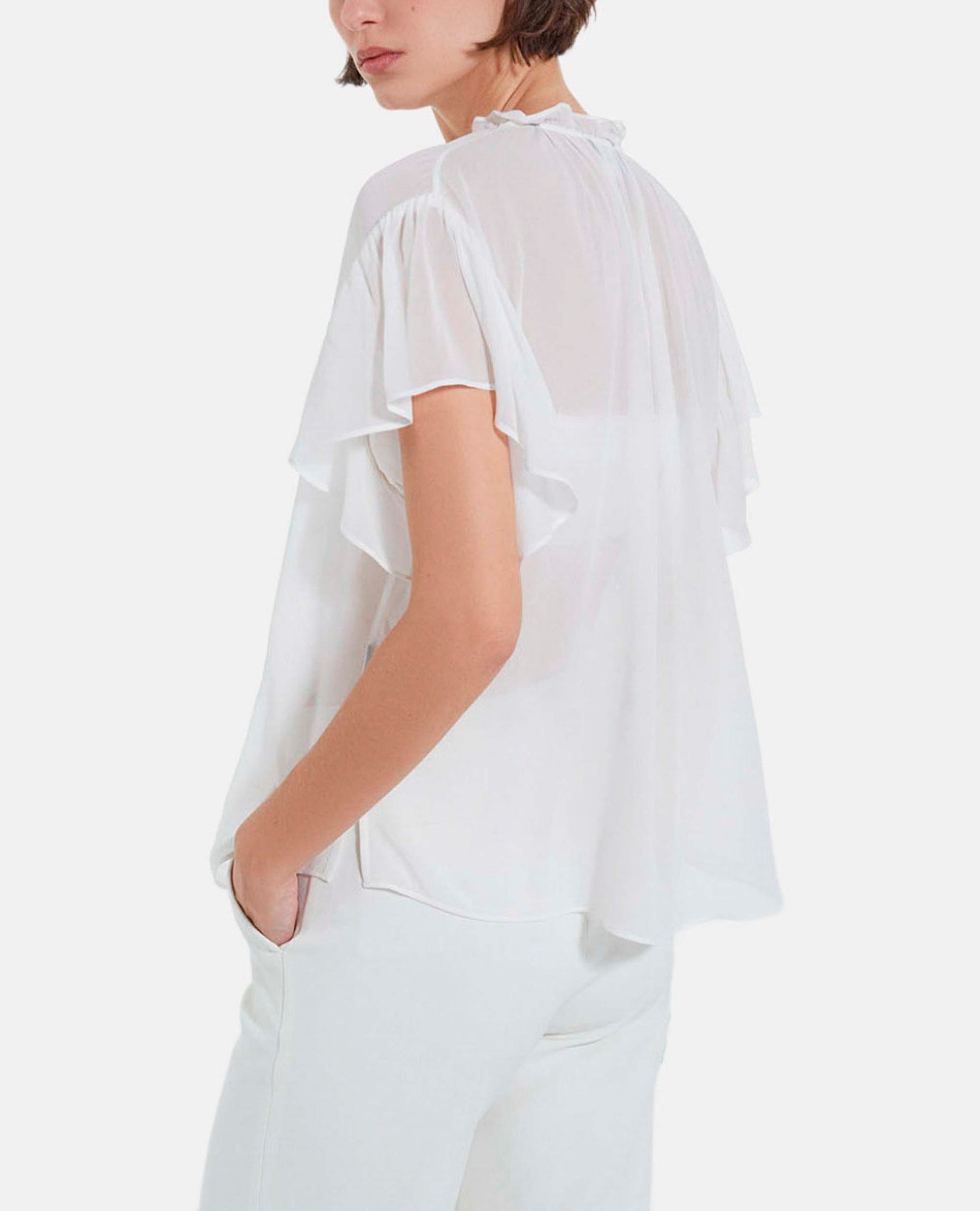 Frilly Blouse | Women | Off White