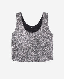 Sequin Top | Women | Silver