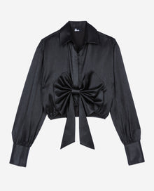 Top With Bow | Women | Black