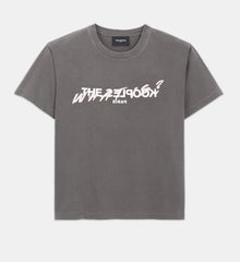 Gray Cotton T-Shirt W/ Printed Logo At Chest | Women | Grey