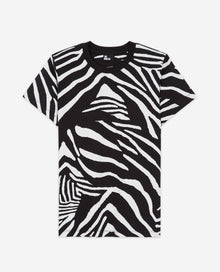 Printed T-Shirt | Women | Black x White