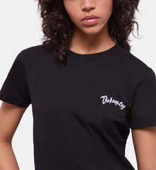 T-Shirt With Embroidery | Women | Black