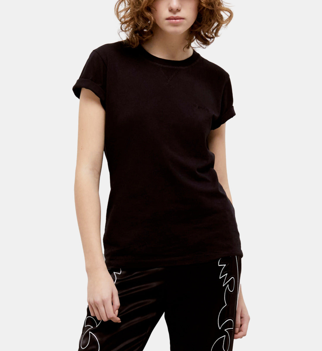 The Kooples Logo T-Shirt | Women | Black