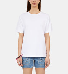 T-Shirt With Rhinestones | Women | White