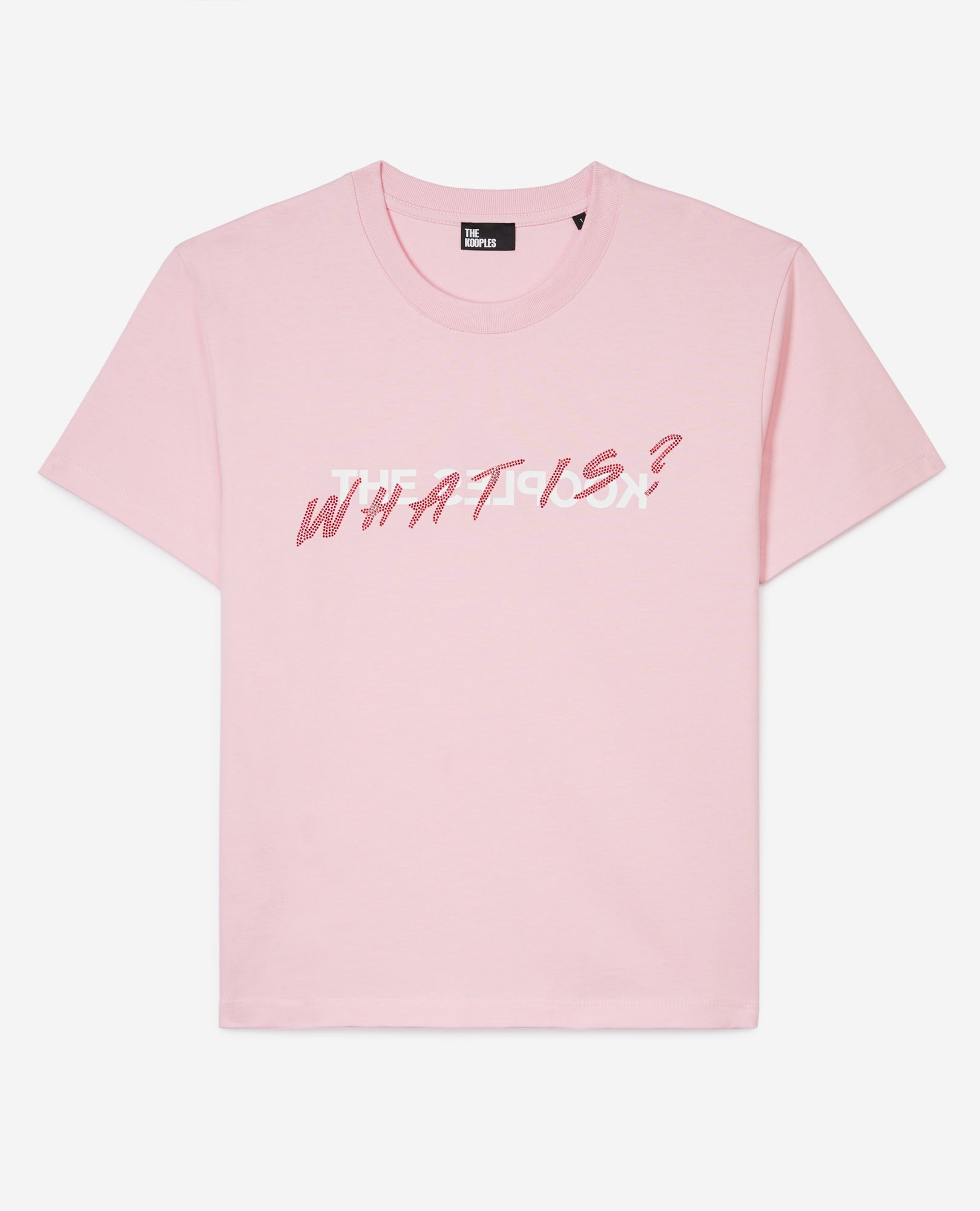 What Is T-Shirt With Rhinestones | Women | Powder Pink