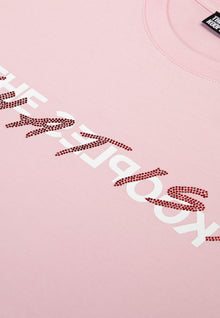 What Is T-Shirt With Rhinestones | Women | Powder Pink