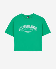 Light T-Shirt With Silverlake Serigraphy | Women | Green