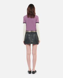 Purple Kooples Heart T-Shirt | Women | Prune