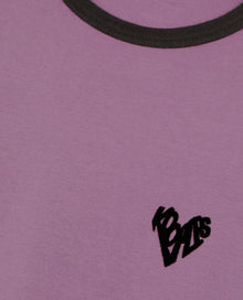 Purple Kooples Heart T-Shirt | Women | Prune