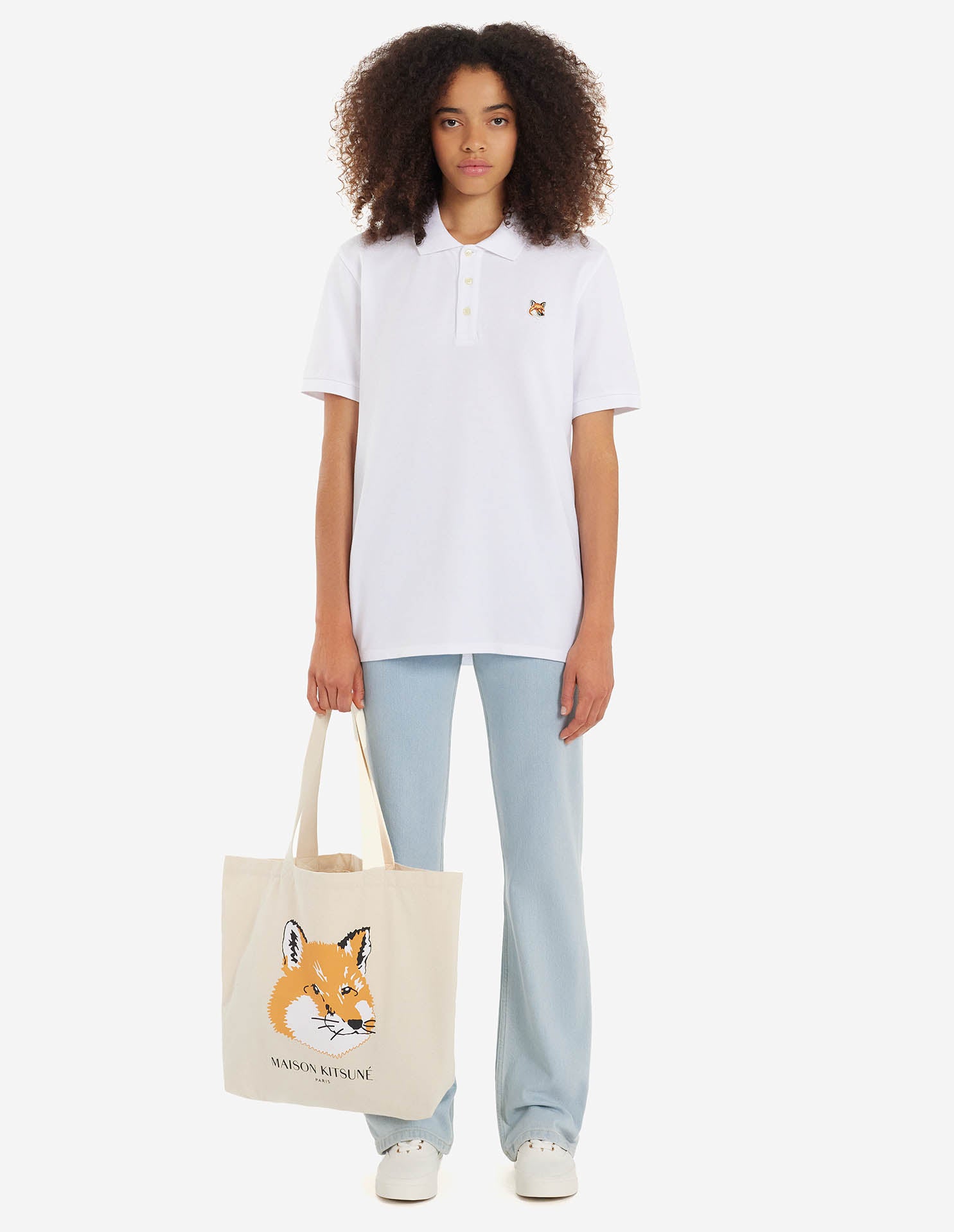 Unisex | Fox Head Patch Classic Polo | White