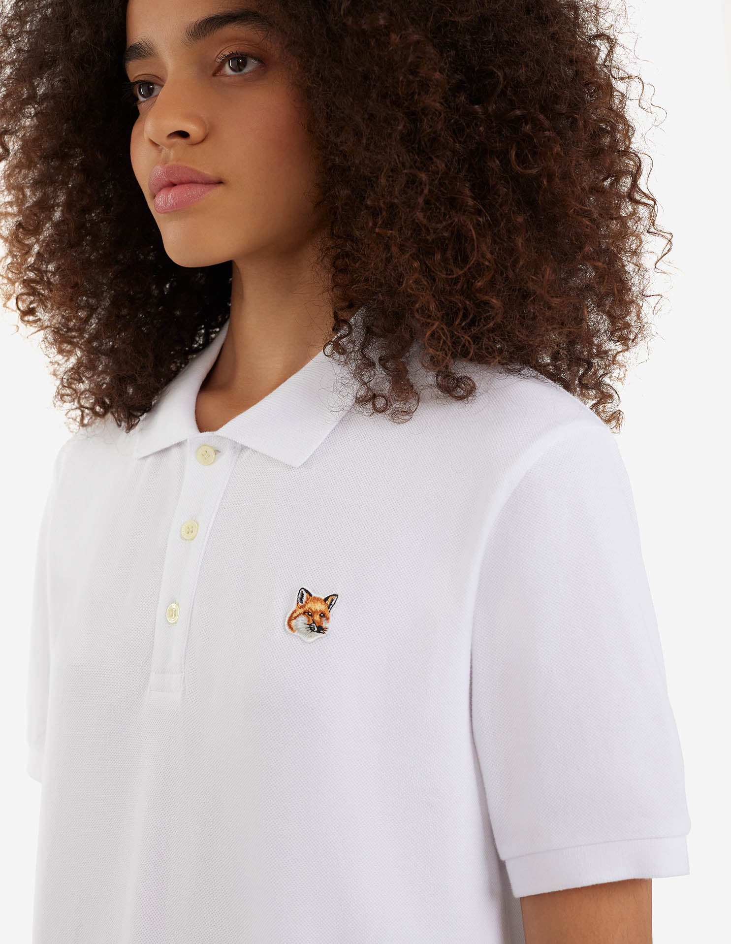 Unisex | Fox Head Patch Classic Polo | White