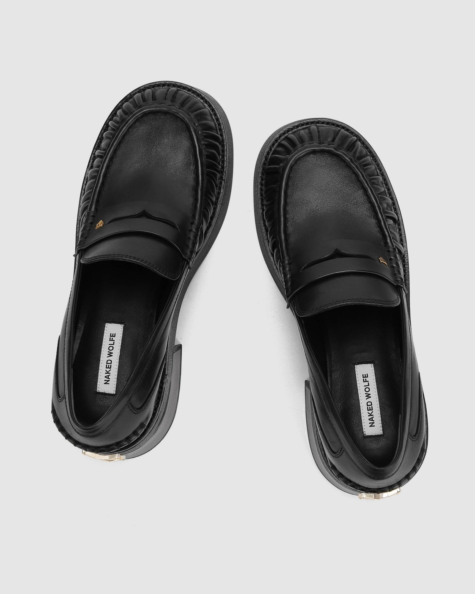 Womens | Fuse Leather Loafer | Black