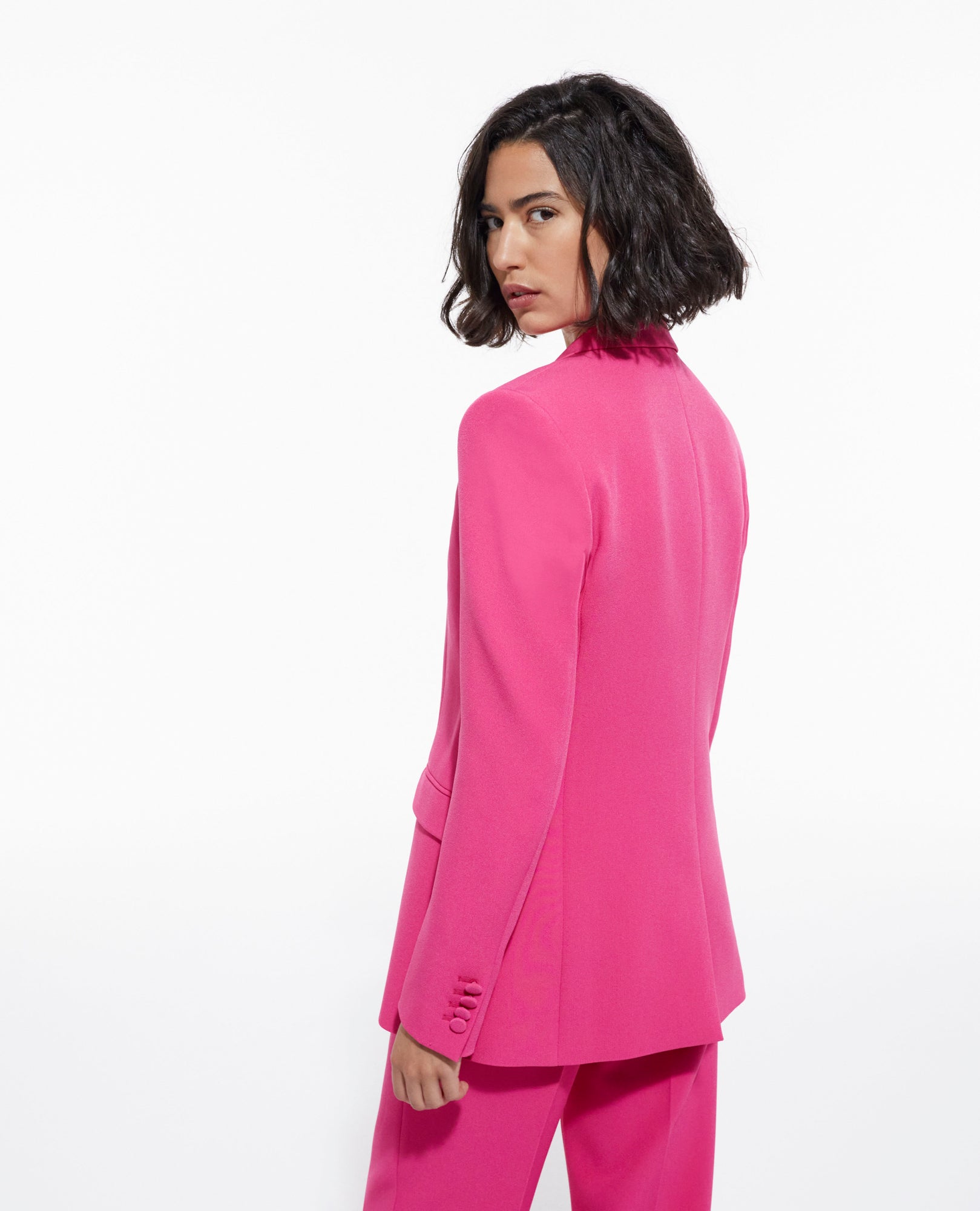 Vibrant Formal Jacket | Women | Pink