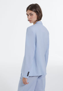 Sky Wool Straight Formal Jacket | Women | Light Blue