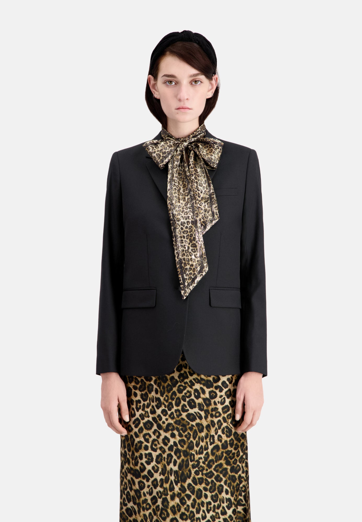 Wool Suit Jacket Cinched Cut | Women | Black