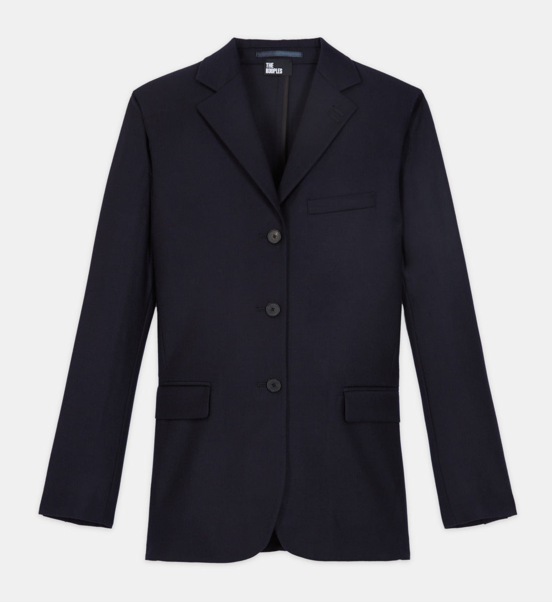 Blue Wool Suit Jacket | Women | Navy