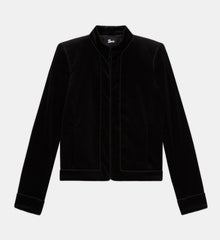 Velvet Jacket | Women | Black