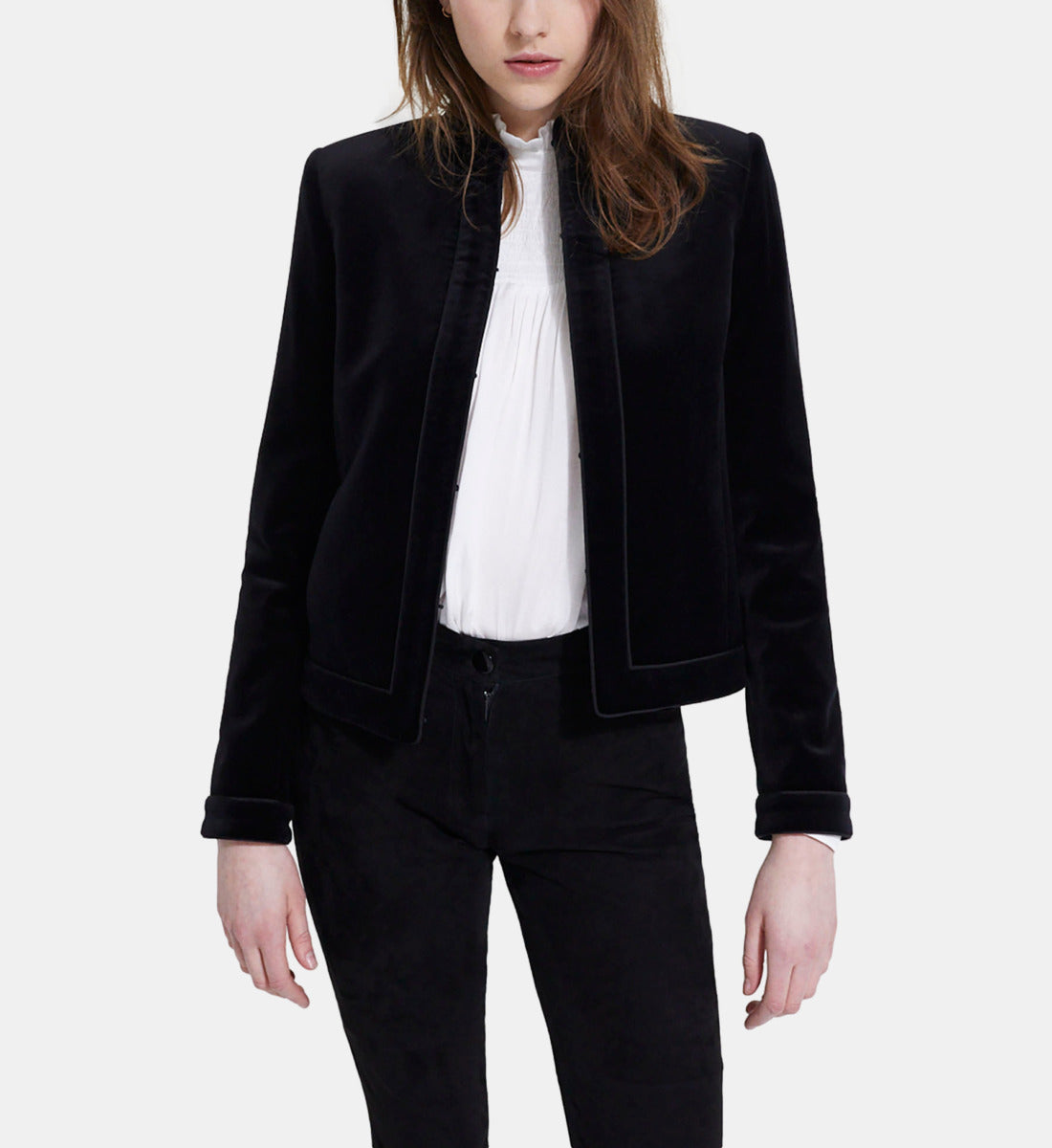 Velvet Jacket | Women | Black