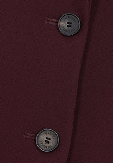 Crepe Suit Jacket | Women | Burgundy