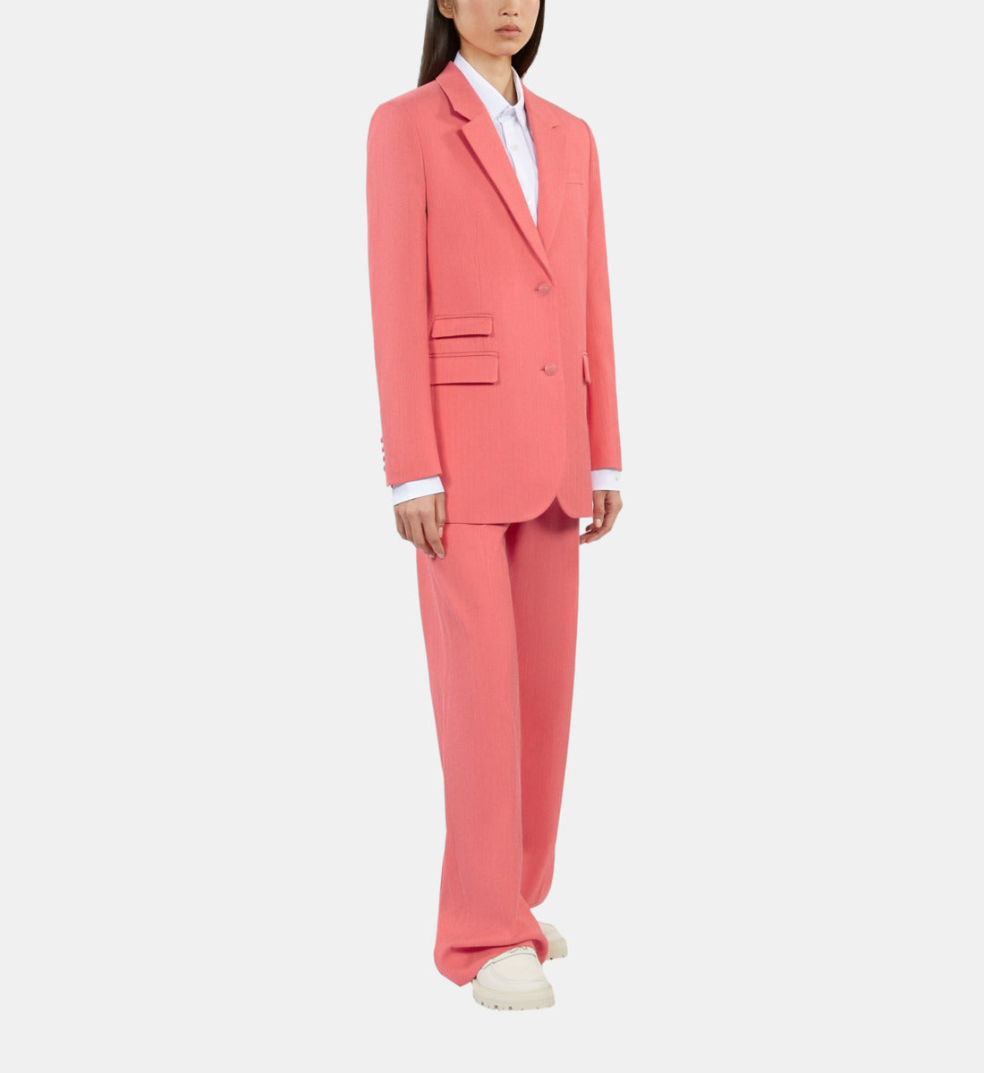 Fuchsia Suit Jacket | Women | Retro Pink