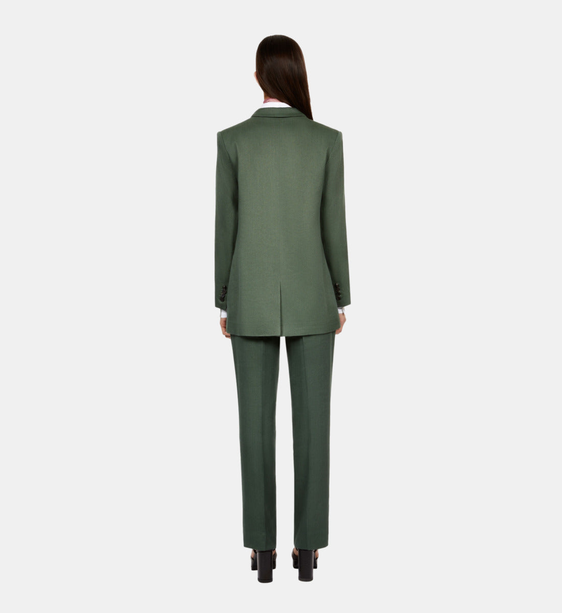 Khaki Suit Jacket | Women | Wood Khaki