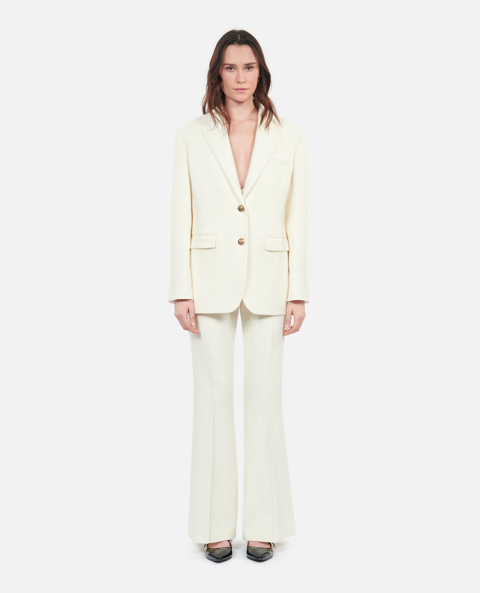 Suit Jacket | Women | Ecru