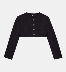 Wool And Cotton Jacket | Women | Black