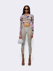 Women | KNWLS | Trouser With Underwear Finishings Sage Green