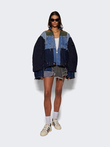 Women | Natasha Zinko | Upcycled Mini Skirt Multicolor Denim