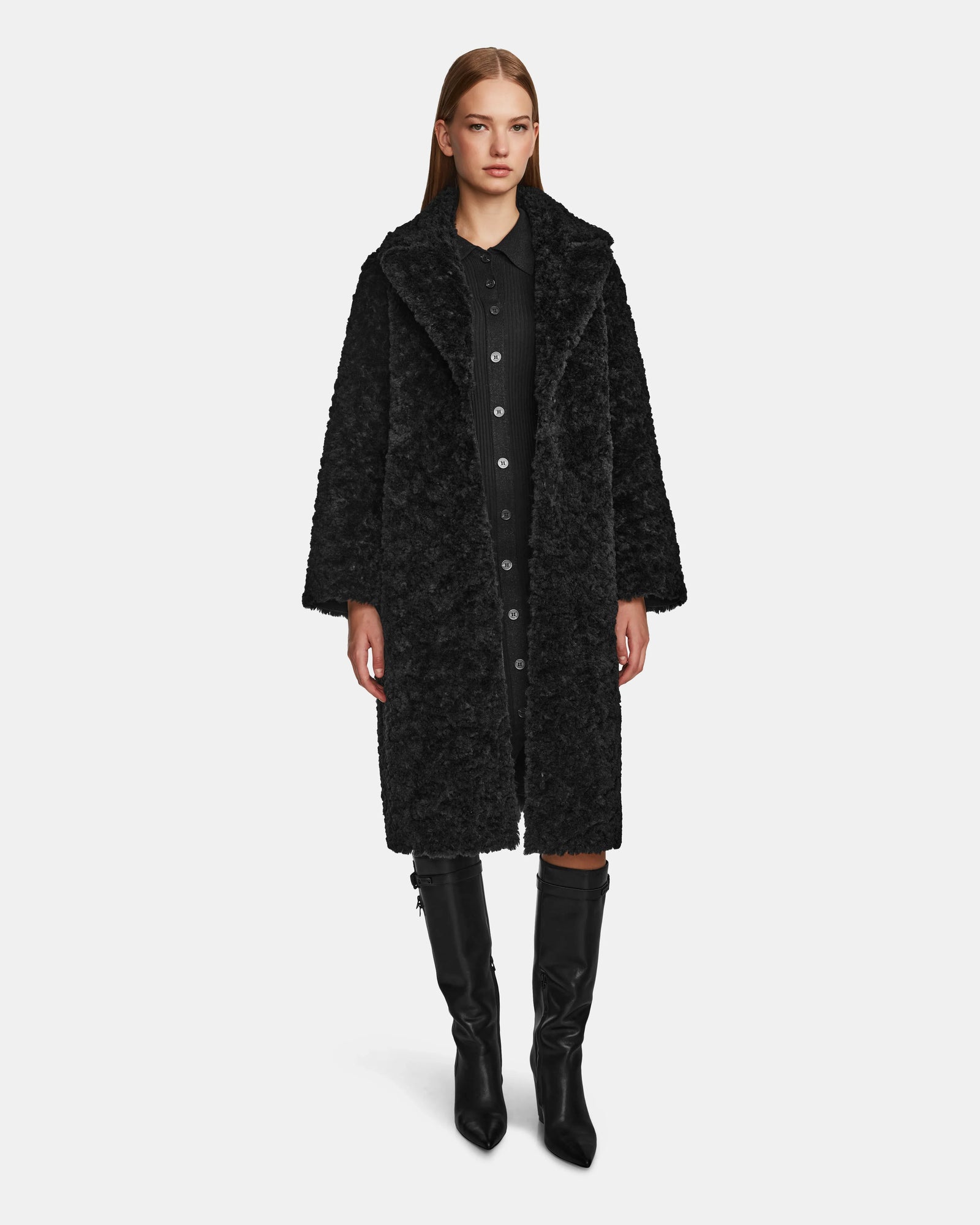 Women | ANNABELLE Reversible Coat | Black