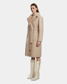 Women | ANNABELLE Reversible Coat | Sand