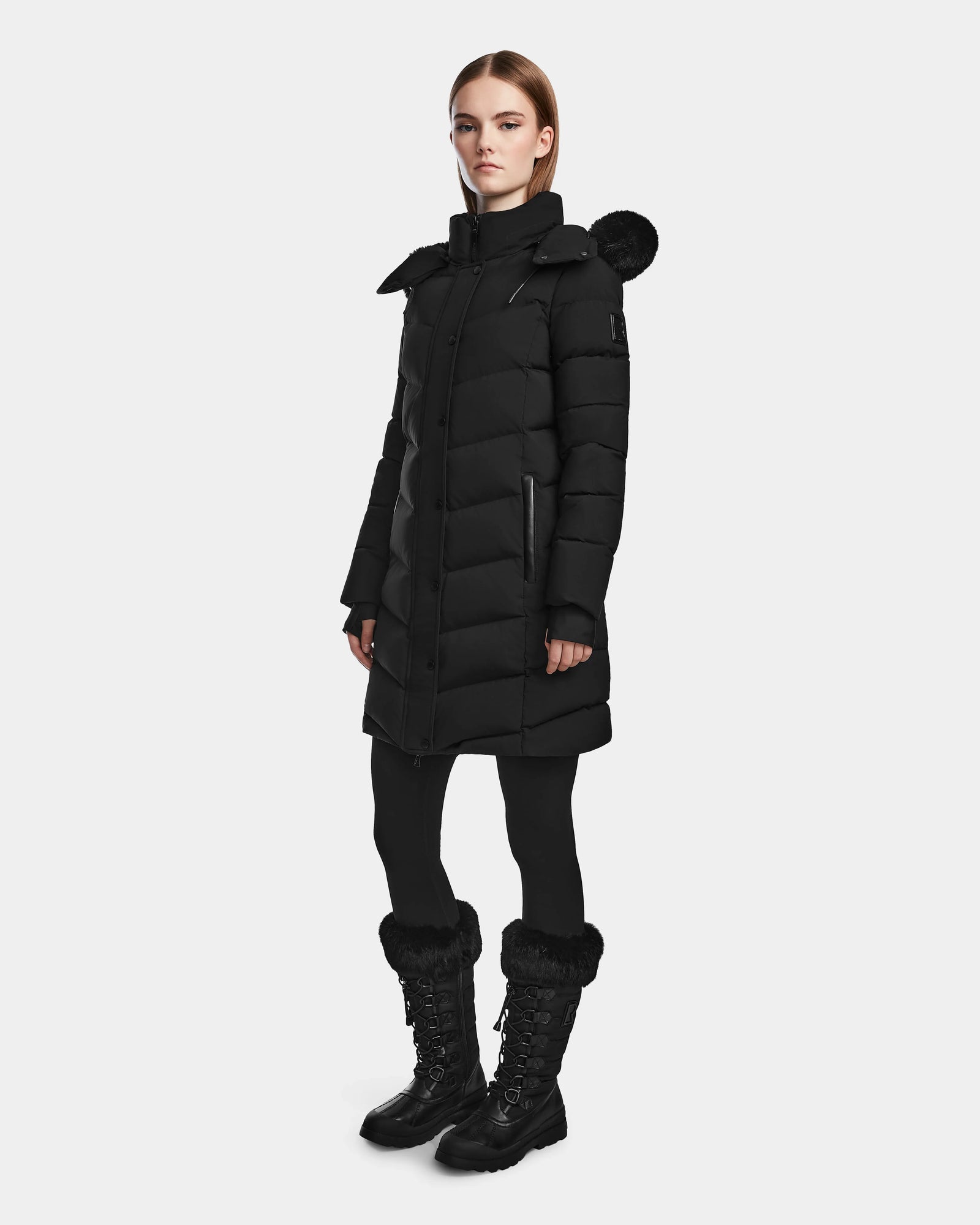 Women | ELISA Down Puffer | Black
