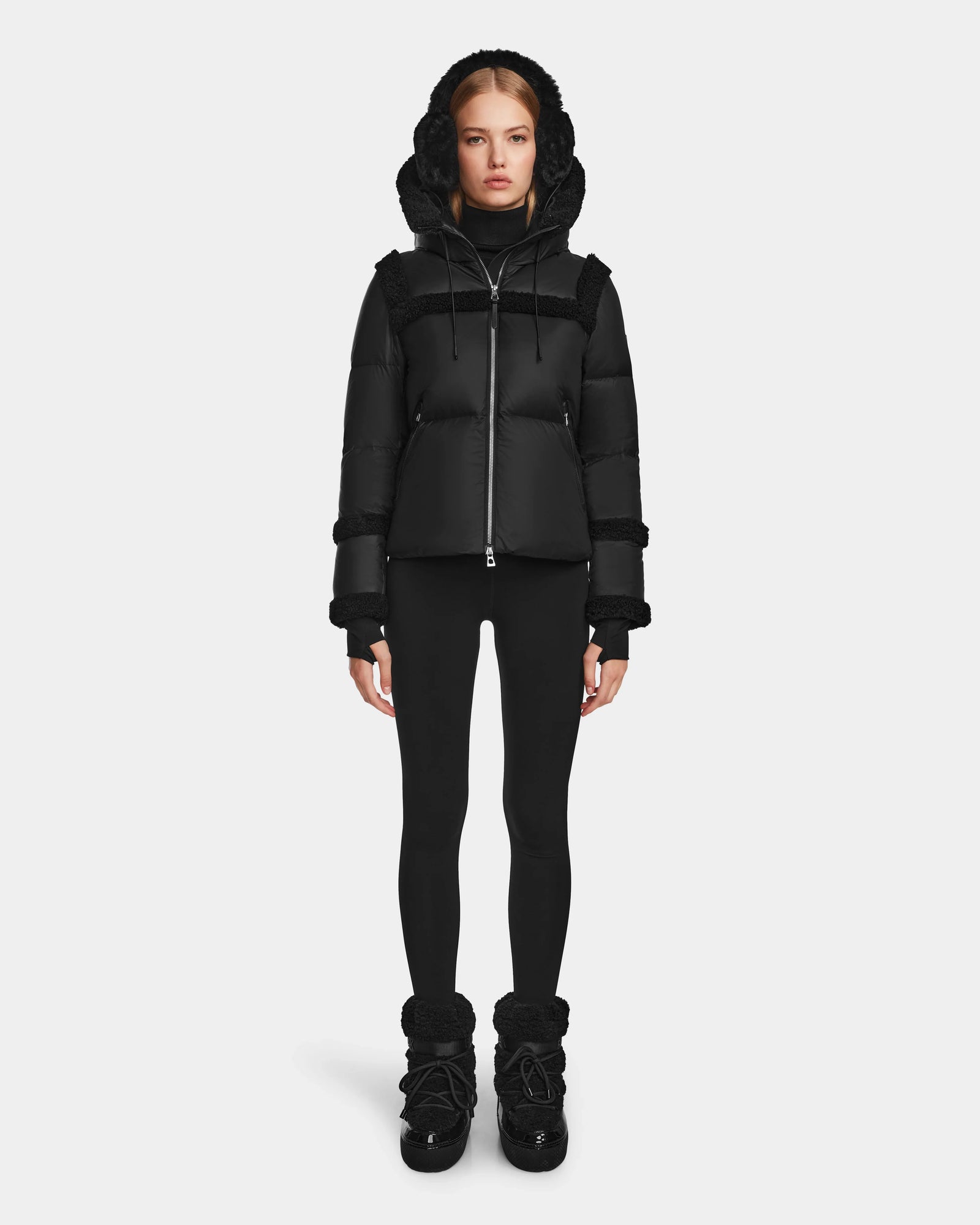 Women | JULIANA Down Puffer | Black/Black