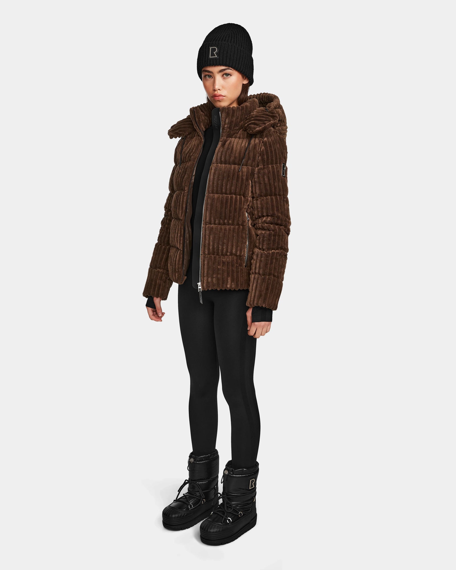 Women | Down Puffer MIRRY FF - L124507 | Espresso