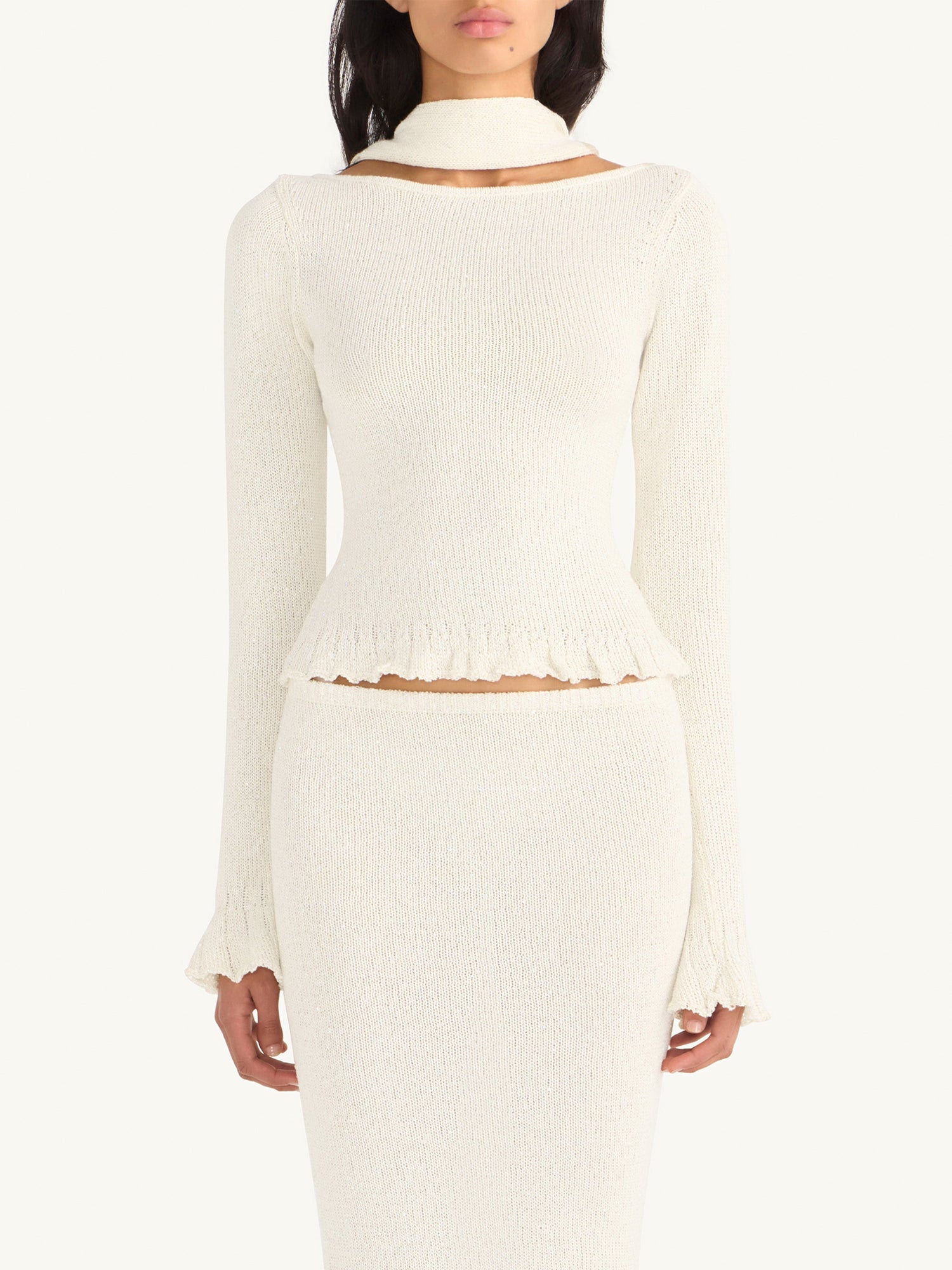 Star White Sequin