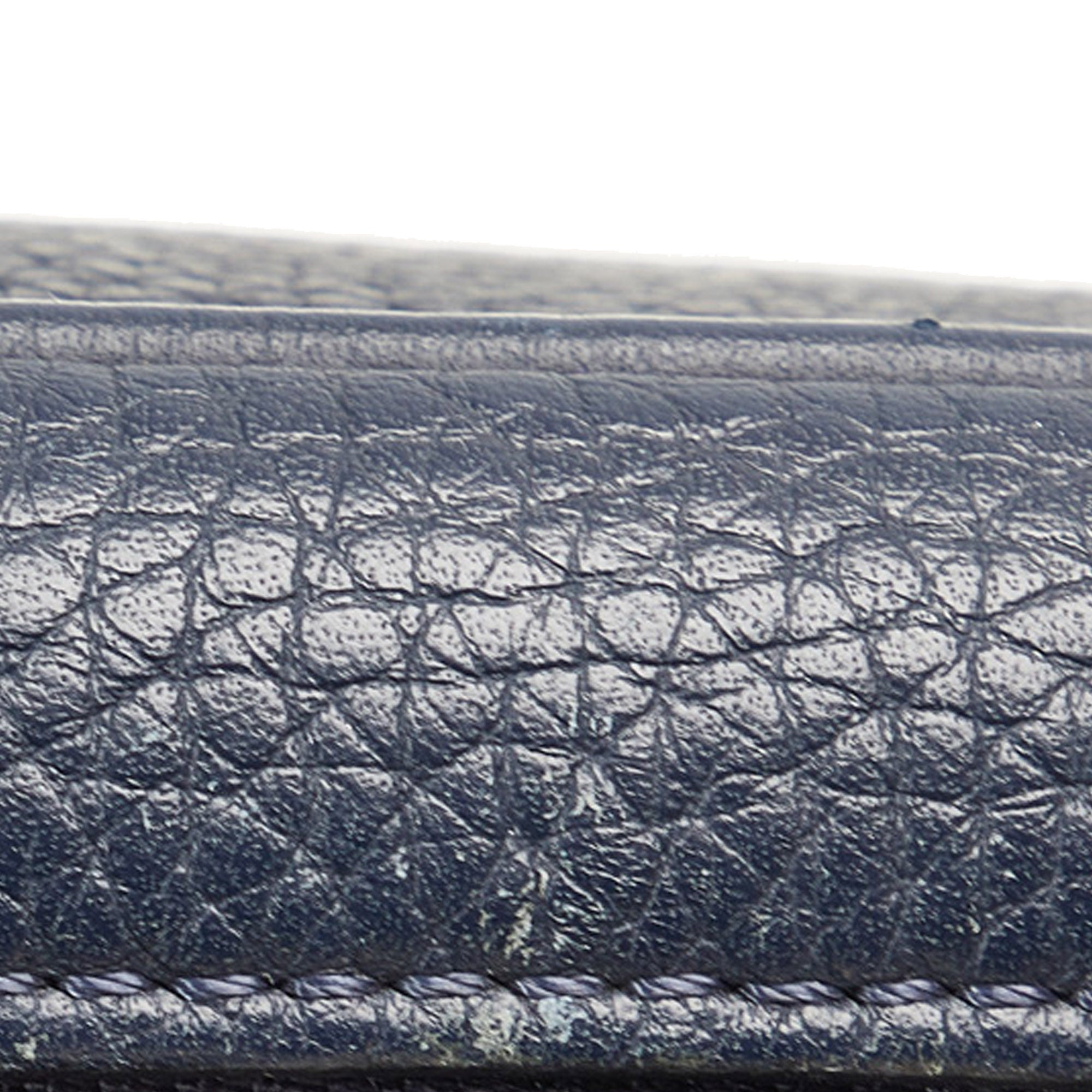 Louis Vuitton | Pre-Owned Taurillon Danube LV Circle PM | Blue/Dark Blue