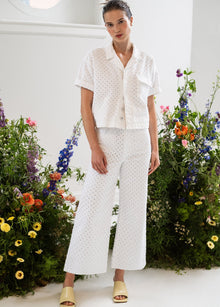 The Masha Super High Rise Wide Leg Crop | Aspen