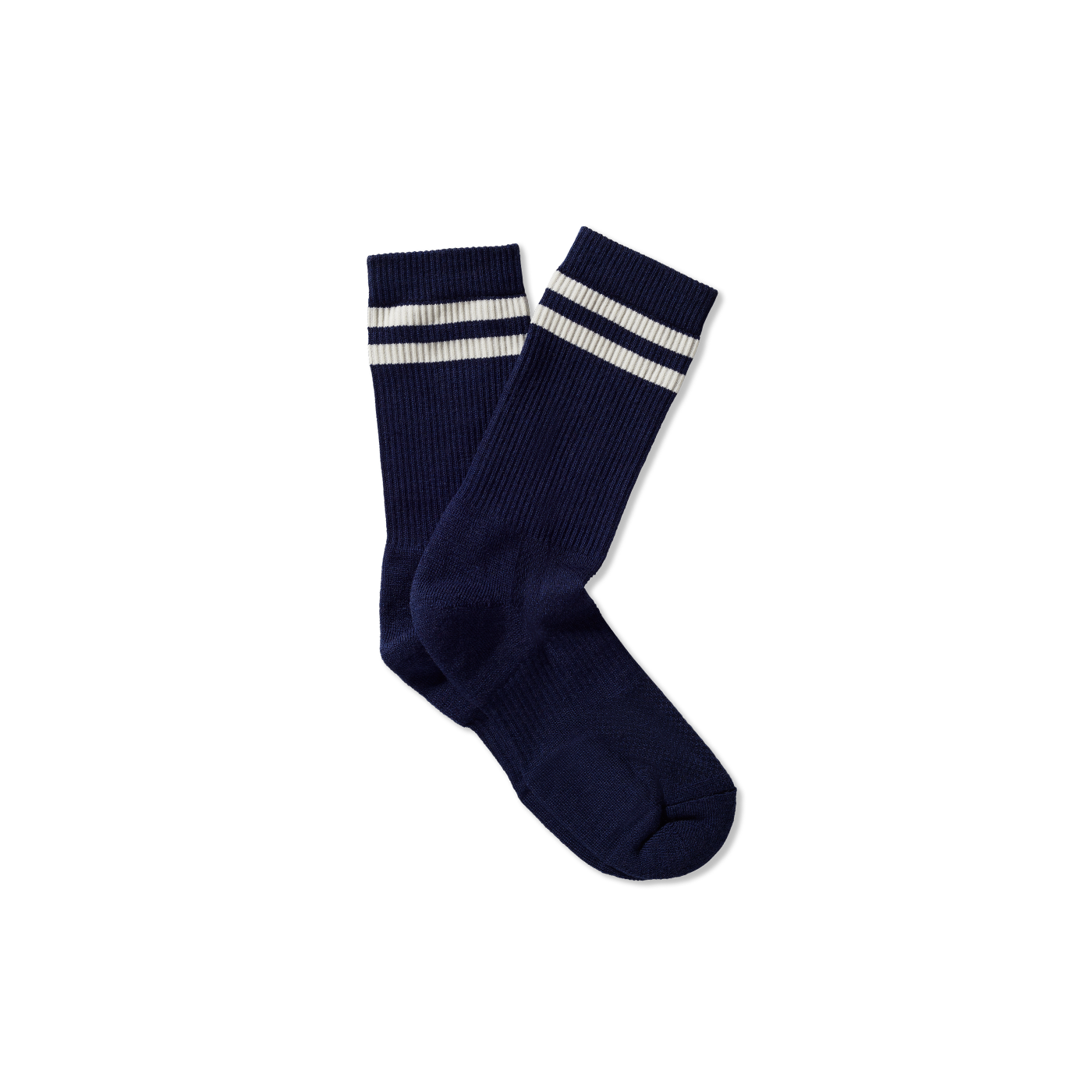 Merino Tube Sock | Navy/Ivory - Accessories