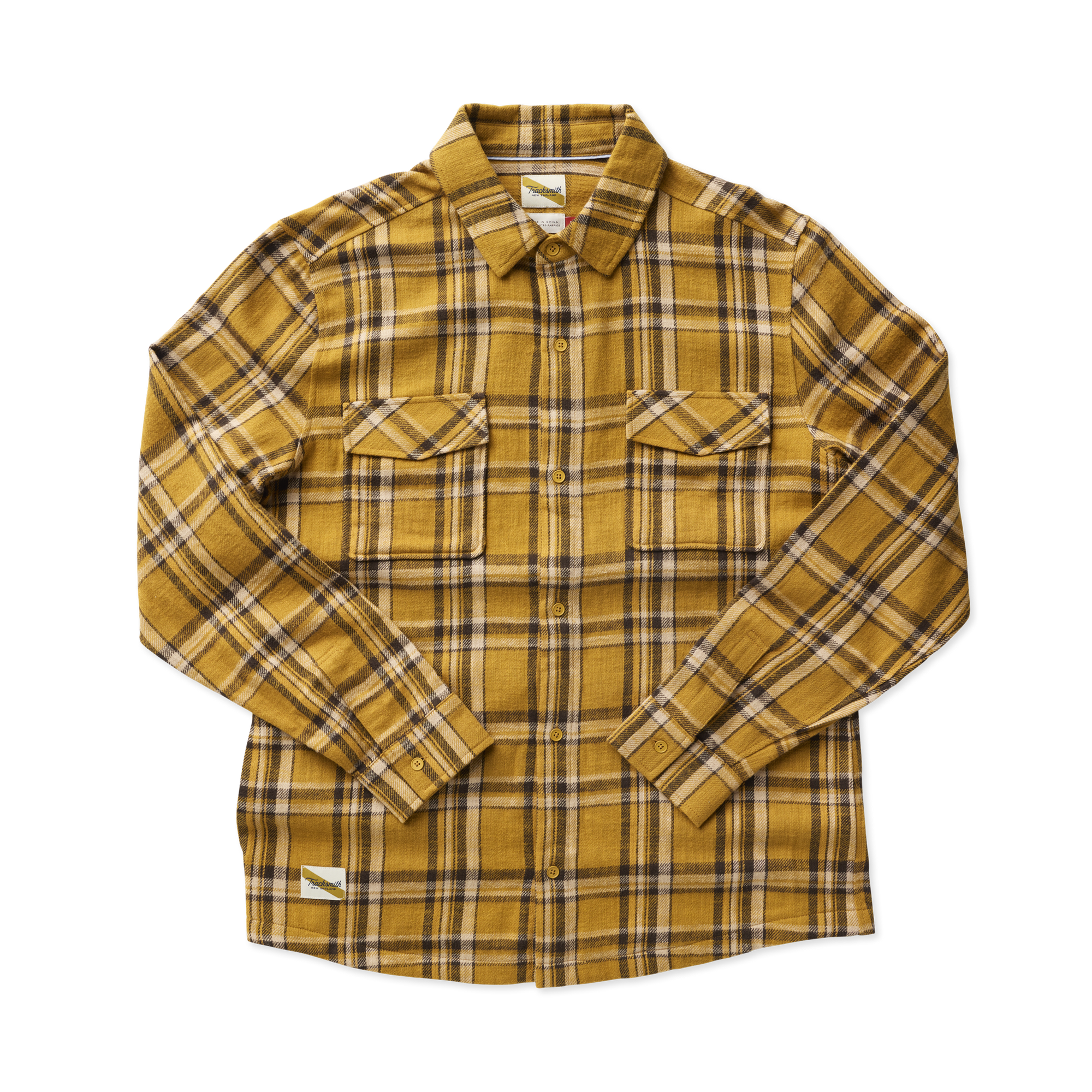 New England Flannel | Amber Plaid