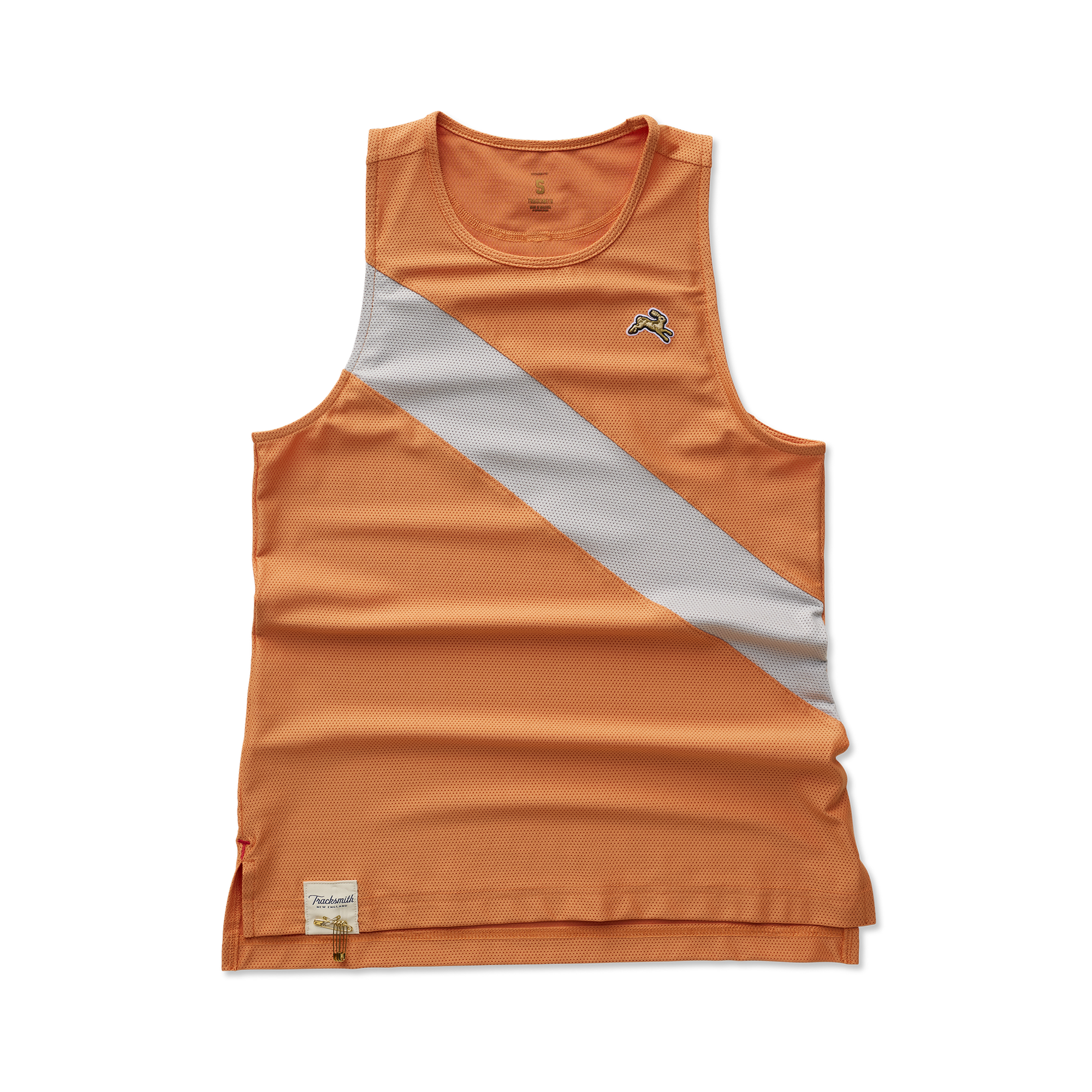 Womens | Van Cortlandt Singlet | Coral Gold/High Rise