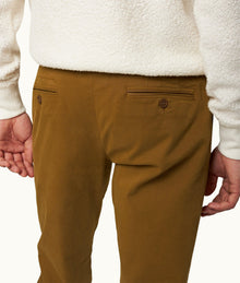 Fallon Stretch-Cotton Tailored Fit Stretch-Cotton Chinos | Golden Khaki