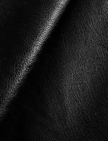 Faux Leather Bike Short::Black::Detail