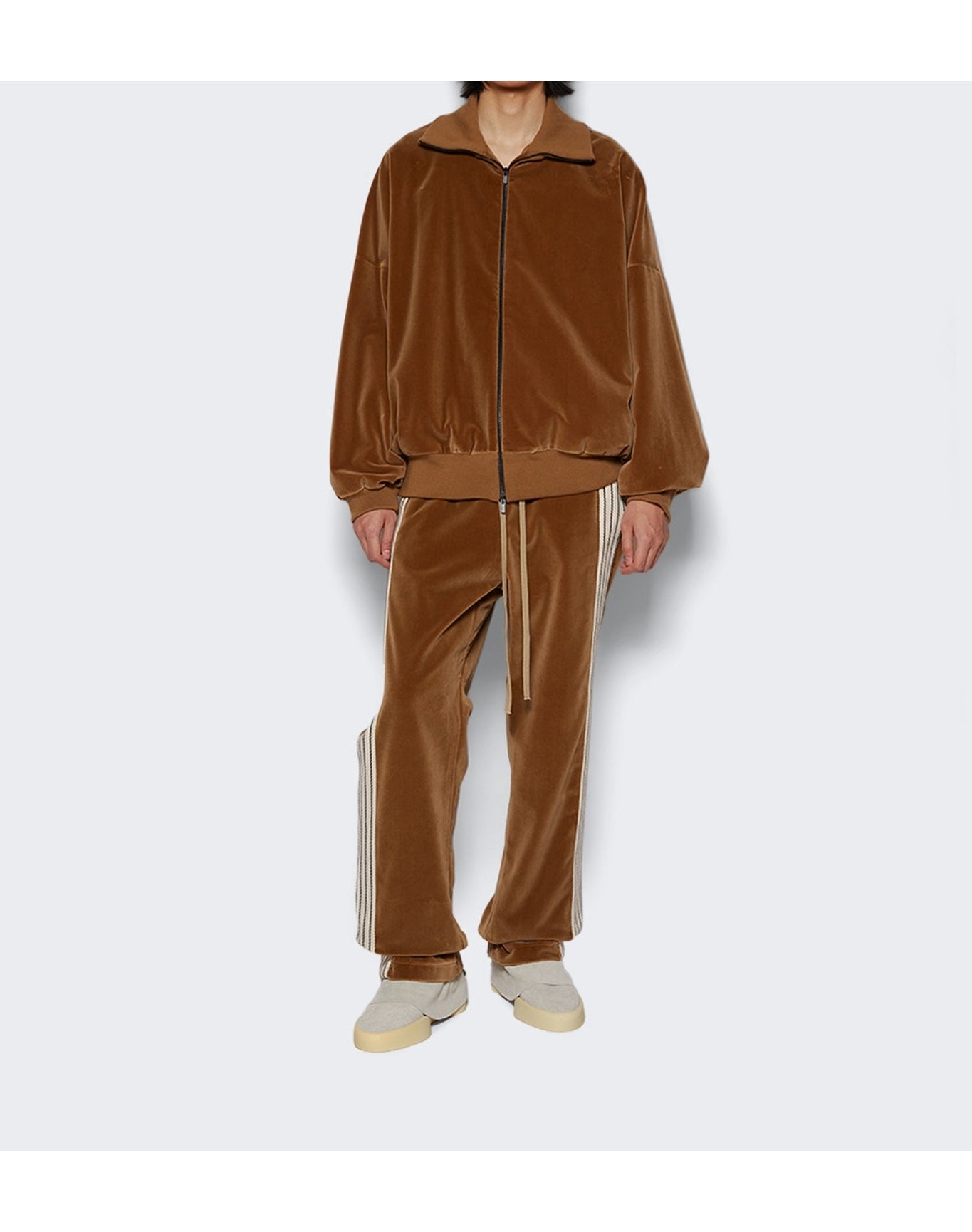 Fear of God | Men | High Neck Track Jacket | Camel
